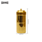 Buy Brass Filter Coffee Maker & Filter Coffee Powder Combo Pack - Image 4