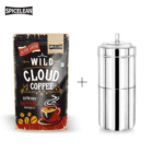 Steel Filter Coffee Maker & Filter Coffee Powder Combo Pack
